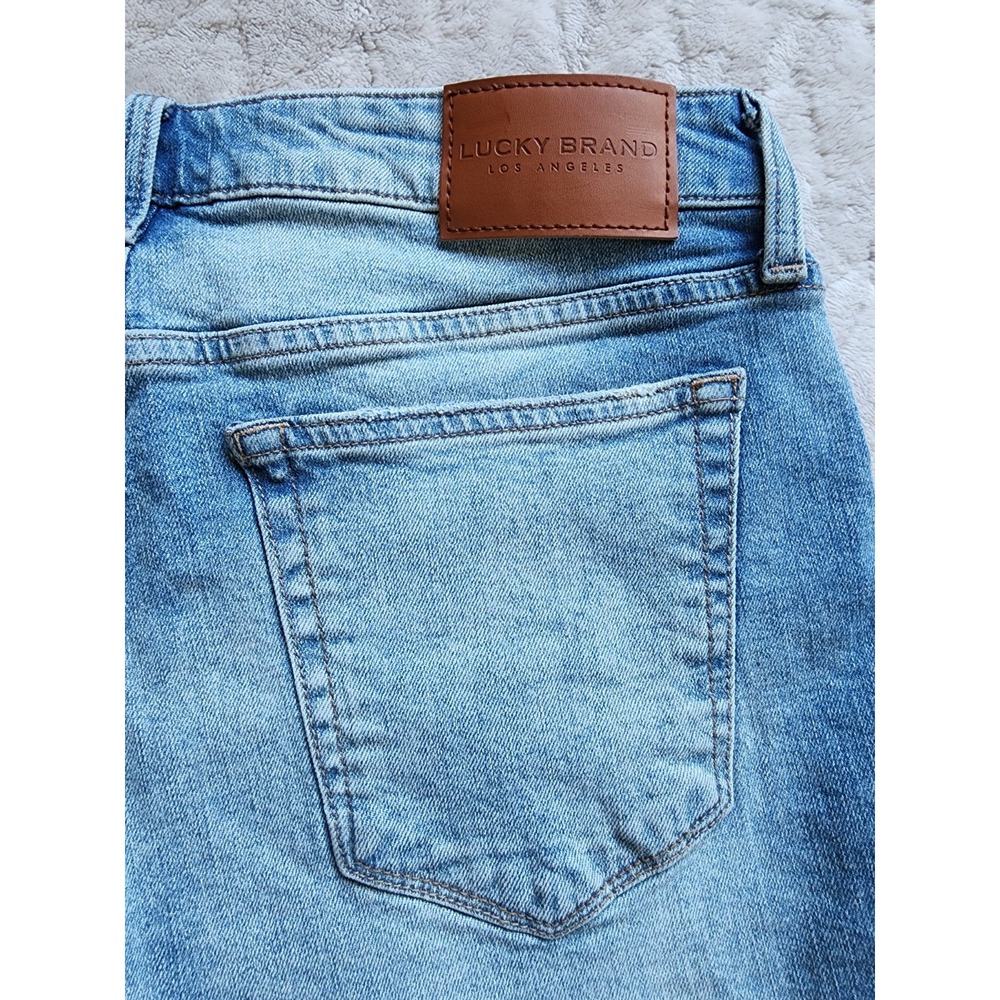 Lucky Brand Womens Distressed Boyfriend Jean Shorts Blue Size 4 27 - Picture 4 of 5